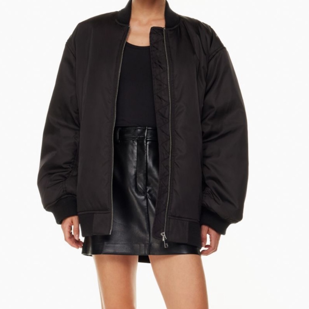 Babaton Black Bomber Jacket